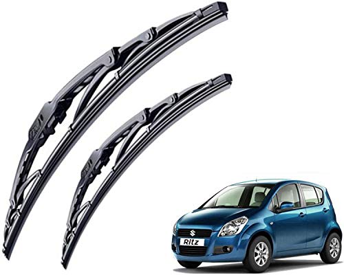 Image of WolkomHome High Performance OE Car Wiper Blade Replacement set of 2 Pc Right 22 inch Left 16 inch for Maruti Suzuki Ritz Type-1