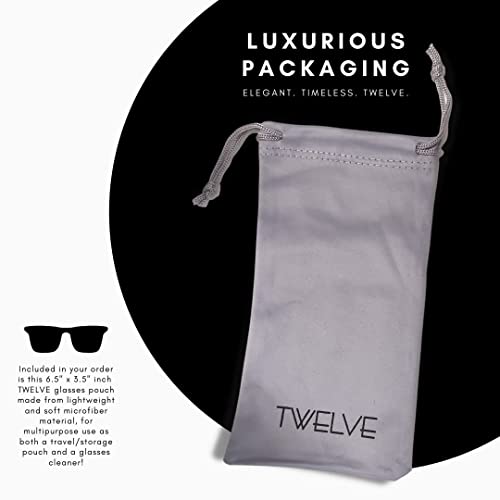 Twelve Oversized Cat Eye Classic Frame Non-Polarized Sunglasses for Women Retro Style 100% UV Protection Lens…3