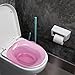 FashionCha Portable Sitz Bath for Toilet Seat, Reusable Hip Bath with Wider Area, Universal Bidet for Men and Women, Pink