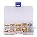 Brass Standoffs, 260Pcs Standoff Spacer Kit Circuit Board Motherboard Screws Nut Assortment Box Brass Threaded Industrial Supplies M2