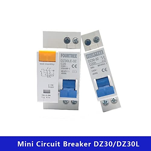 Disjoncteur différentiel DZ30 mini mcb 4.5ka pour protection domestique - 3