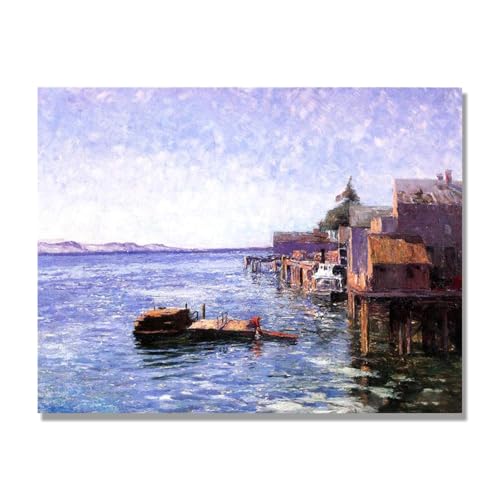 Tableaux impressionnistes Brookville pour remplacer un mur vide par une decoration murale chaleureuse