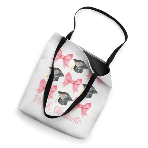 Cute Pre-K Graduation Pre-K Graduate Pink Bow Girl Gift Tote Bag miniatura 2