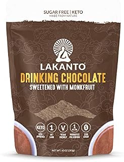 Lakanto Sugar-Free Drinking Chocolate, Hot Cocoa with Probiotics, Keto (10 Ounce)