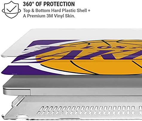 Skinit Case + Skin Compatible with MacBook Pro 16in (2019-20) - Officially Licensed NBA Los Angeles Lakers Large Logo Design