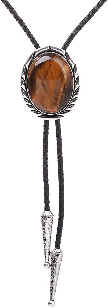 HUABOLA CALYN Bolo tie for Men- Unique Luminous Stone Native American White 3D Scorpion Animal Bolo ties Handmade - Image 4
