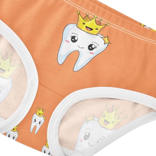 Cute Teeth Crowns Stars Toddler Girls's Underwear 2T 202c13044