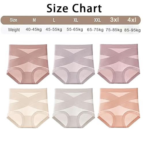 Ciracla Lushybum - Premium Comfort Leakproof Shaping Undies, Women's High Waisted Cotton Tummy Control Panties2