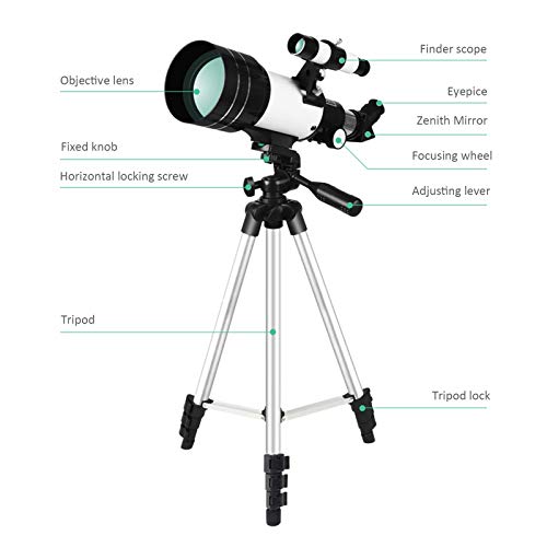 Telescopio astronómico ajustable 150X para niños miniatura 4