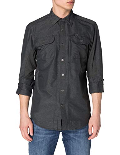 All Terrain Gear by Wrangler Mixed Materials Shirt Chemise de randonnée, Noir, XXXL Homme Cover