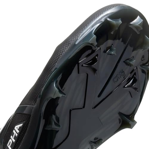 Image of Nike Alpha Menace Elite 3 White /Particle Grey /Opti Yellow /Black Mens Football Cleat.