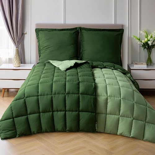 HIG Bettdecken-Set 4-teilig mit 2X Steppdecke 135x200 cm und 2X...