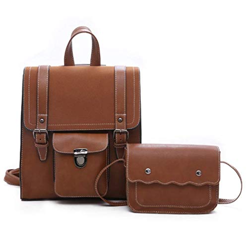 Sac à dos scolaire femme vintage idéal pour les cours et le lycée