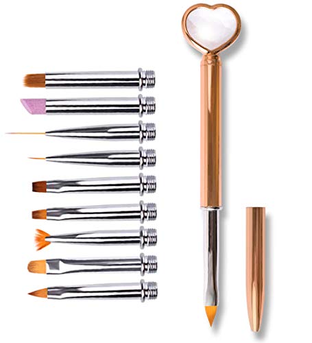 Pinceaux de rechange pour nail art dégradé en lot de 10 embouts mousses multifonctions