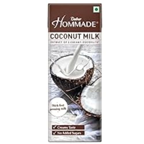 Image of Dabur Hommade Coconut Milk- Goodness of 2 Creamy Coconuts-200 ml