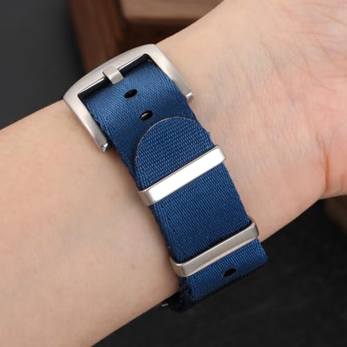 Image of watchdives Nylon Watch Band 20mm 22mm Multicolor Replacement Watch Straps for Men Women