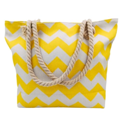 Sac de plage rayé lavande grand cabas coton pour pique-nique en famille