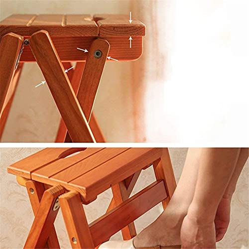 Escabeau pliable 3 marches gain de place pour petits espaces - 3