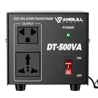 Anbull Voltage Converter 500 Watt Voltage Transformer, 220V / 230V / 240 Volt to 110V / 120 Volt or 110V / 120 Volt to 220V / 230V / 240 Volt, Heavy Duty Step Up & Down Transformer Converter