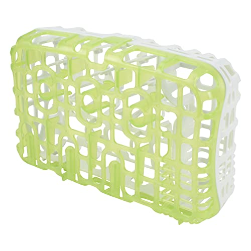 Image of Dr. Brown's Dishwasher Basket for Small Baby Bottle Parts, Pacifiers, and Accessories, Clean, Store and Organize Newborn Essentials, Green, BPA-free