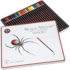 Black Widow 24er Buntstifte Set