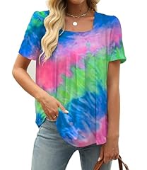 Tie Dye Blue Green