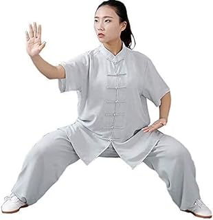太極拳服武術ユニフォーム夏武術太極拳ユニフォームウィングチュン少林寺スーツカンフーユニフォームユニセックスツーピーススーツ太極拳武術服中国カンフー服
