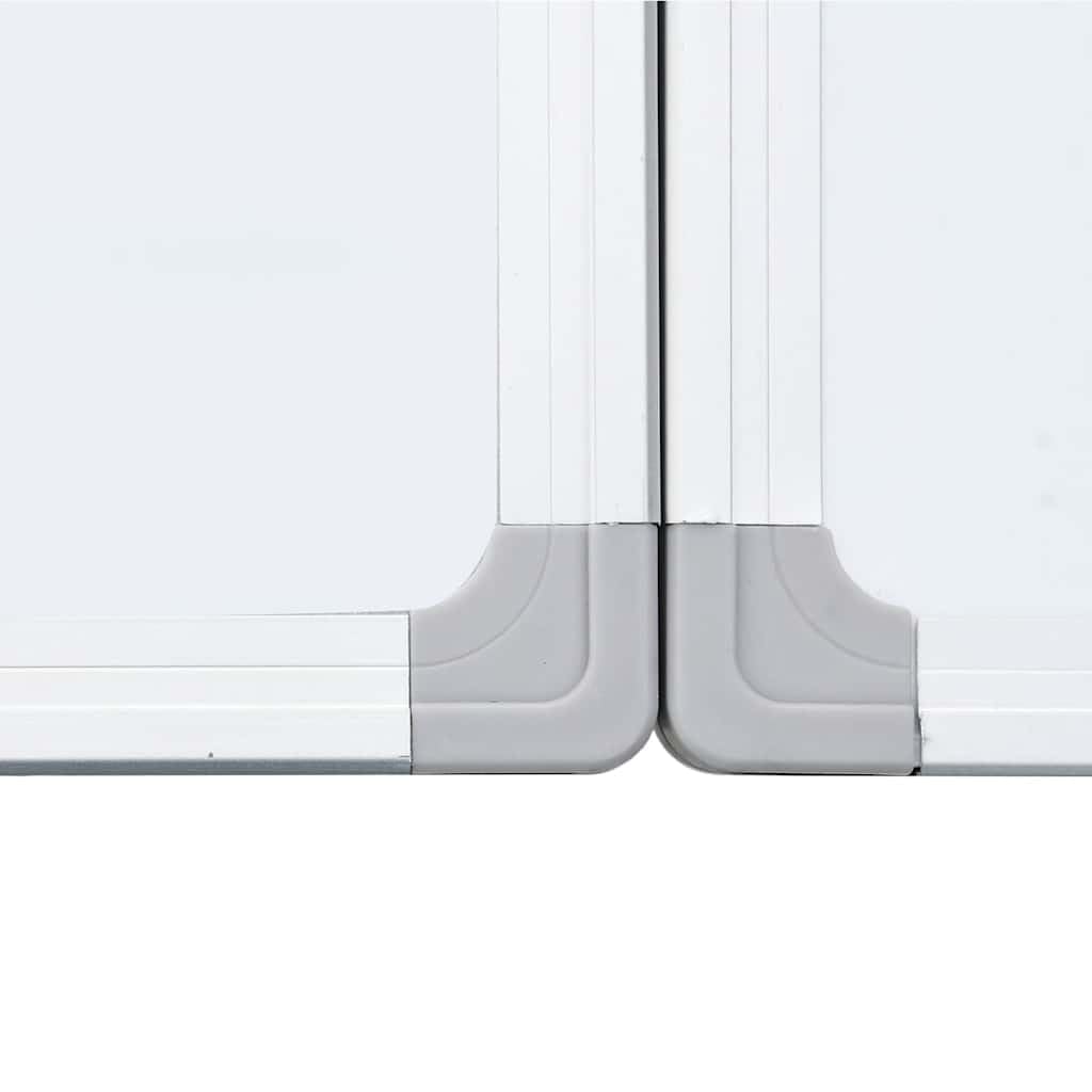 vidaXL Tableau blanc magnétique pliable 180x100x1,7 cm aluminium, tableau blanc pliable, tableau blanc pliable effaçable à sec, tableau blanc magnétique effaçable à sec