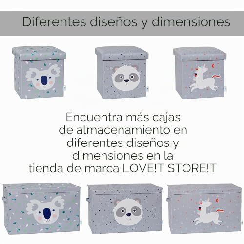 Baúl de juguete de tela para organizar el cuarto infantil con diseño koala 8