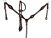 Showman Single Ear Navajo Beaded Leather Headstall & Breast Collar Set
