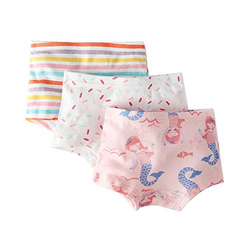 Image of Kids Series Baby Underwear Little Girls' Cotton Boyshort Panties (Pack of 6)