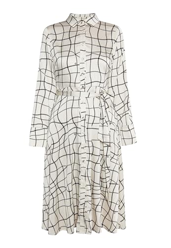 Robe midi femme TILDEN confectionnée en tissu noble et finitions premium