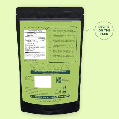 Image of Rajasthani Guarfali, 125g | Sundried Cluster beans | 100% Natural Dry Vegetable | Gwar fali sabzi with recipe