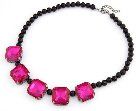 Bling Rhinestone Necklace for Women Teen Girls BJS43 (BJS43-J-3)