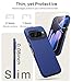 Vihibii for Google Pixel 9 Pro XL Case, [Double Layer Drop Protection] with 2X Screen Protector, Shockproof Silicone Inner Case & Rugged Outer Cover Phone Case for Google Pixel 9 Pro XL 2024, Blue