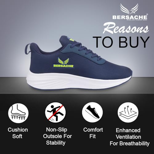Image of BERSACHE Premium Sports, Walking, Gym, Trending Running Shoes for Men's