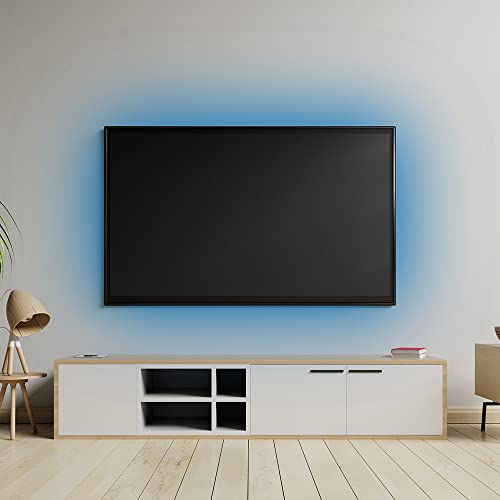 Image of XTREME USB Powered Sound Reactive LED Light Strip with 8 Unique Colors, 8 Color Changing Modes, Preinstalled Adhesive Back and Included IR Remote - 6.6ft