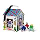 Melissa & Doug Türklingelhaus Puppenhaus aus Holz mit Türklingelgeräuschen | Mehrfarbig | Holzpuppen | 3+ | Geschenk für Jungen oder Mädchen