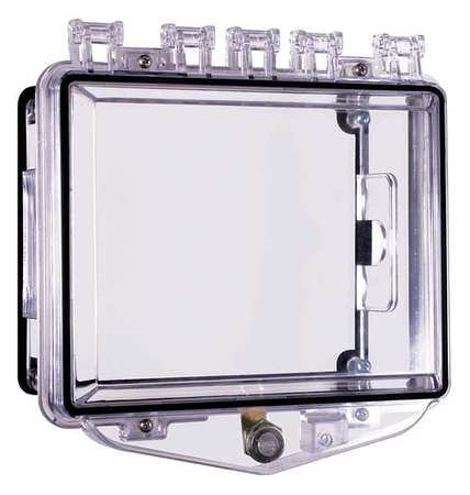 Enclosure, Open, Clear, Surface, Key Lock