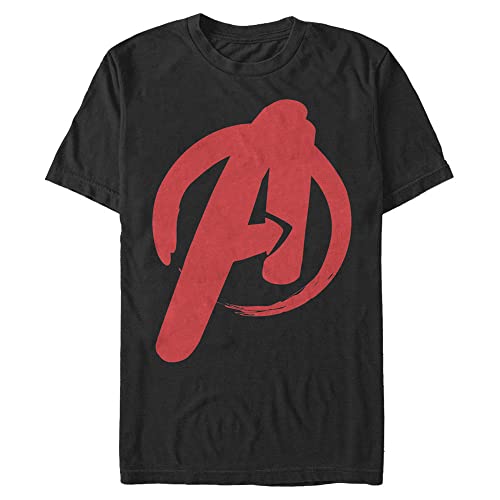 T-shirt Avengers homme 3XL en coton respirant coupe confort et grand format noir