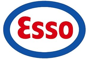 FITS VINTAGE Esso GASOLINE GAS MOTOR OIL PUMP CAR TRUCK BUMPER STICKER DECAL