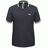 Negro manga corta piqué polo by Boss Green