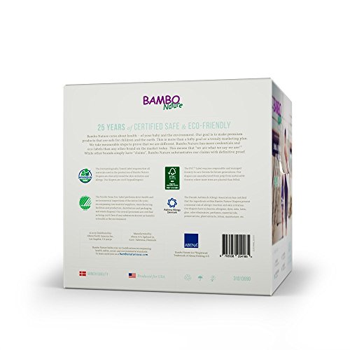 Bambo Nature Eco Friendly Baby Diapers Classic for Sensitive Skin, Size 6 , 22 Count, Pack of 2