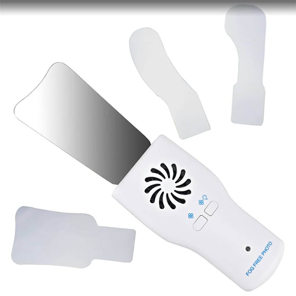 Kits de soins dentaires Miroir orthodontique automatique à LED Réflecteur dentaire double face Miroir à poignée antibuée Réflecteur en acier inoxydable Photographie orthodontique