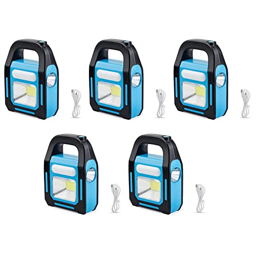 Lanterne camping solaire rechargeable avec chargeur USB intégrée