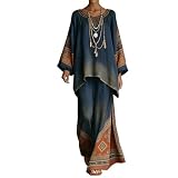 Conjunto Lino 2 Piezas Mujer Verano Vestir Dos Piezas Elegante Chandal Mangas Largas Boho Camiseta y Pantalons Top Talla Grande Ropa Deportiva Cintura Alta Casa Vacaciones Playa Primavera Moda