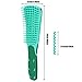 Detangling Brush for Black Natural Hair,Green Detangler Brush for Afro America 3a to 4c Kinky Wavy, Curly, Coily Hair,Women Hair Brush Easy to Clean