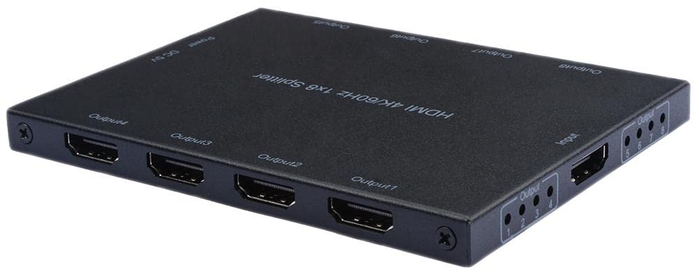 Pro Signal PSG3431 1x8 4K HDMI Cascading Splitter, black