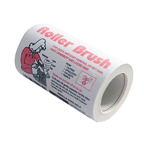 El Caraselle – Pack de 20 recambios de rodillo adhesivo – para su Caraselle Trident mango rodillo cepillo Quita pelusa y el pelo de las mascotas de la ropa y tapicería