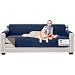 Sofa Shield Original Patent Pending Reversible X-Large Oversized Sofa Protector for Seat Width up to 78 Inch, Furniture Slipcover, 2 Inch Strap, Couch Slip Cover Throw for Dogs, Pets, Sofa, Navy Sand
